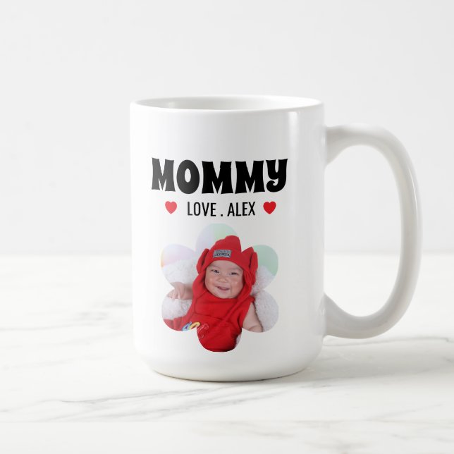 Custom Photo Gift For Mommy  Coffee Mug (Right)
