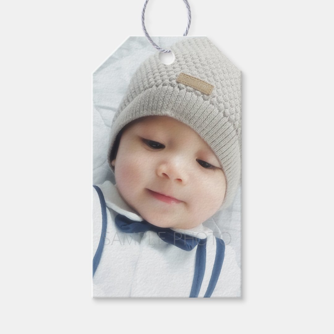 Custom Photo Gift Tags Zazzle