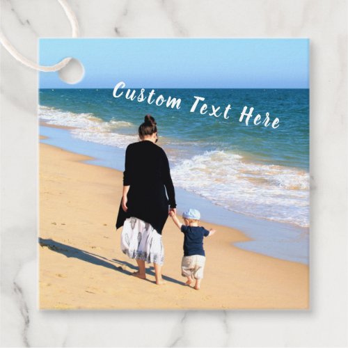 Custom Photo Gift Tags with Your Photos and Text