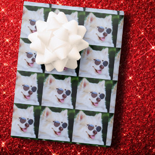 Custom Photo Gift Wrap, Custom Dog Image Wrapping Paper Sheets