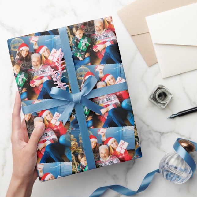 Custom Photo Gift Wrap, Family Custom Image  Wrapping Paper (Gifting)