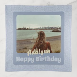 Custom Photo Gifts for 21 Year Old Female Blue