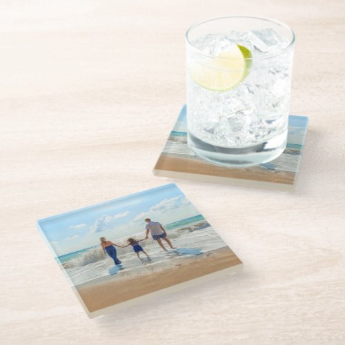 Custom Photo Glass Coaster Your Favorite Photos