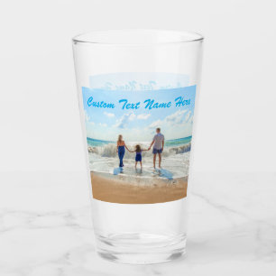 Custom Photo Glass Gift Your Photos and Text