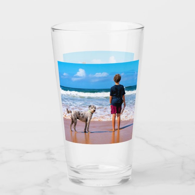 Custom Photo Glass Your Favorite Photos Gift (Front)