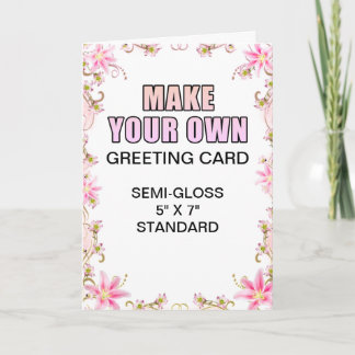 Custom Photo Glossy Wedding Invitation Card