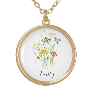 Custom Photo Gold Plated Necklace