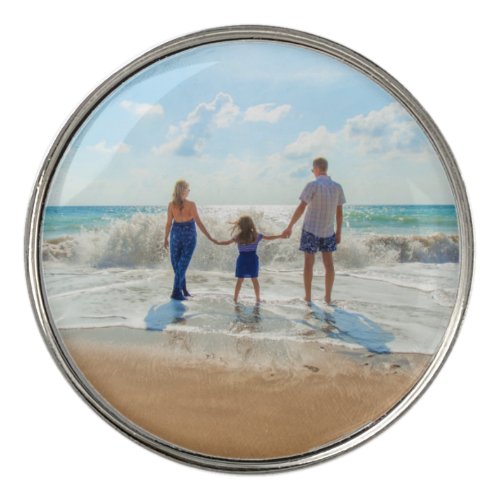 Custom Photo Golf Ball Marker Gift with Your Photo