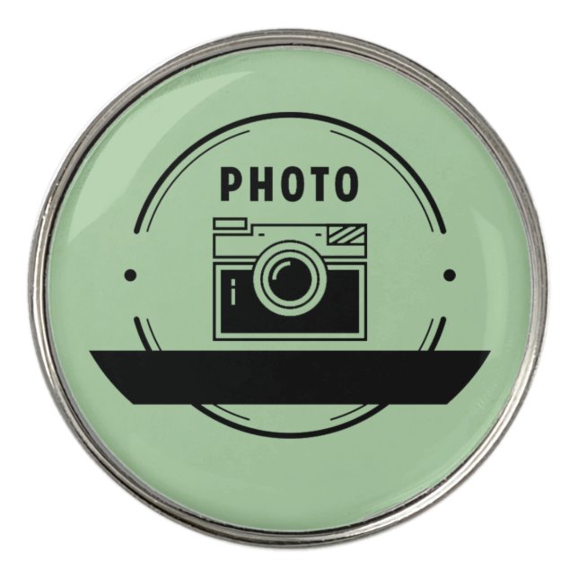 Custom Photo Golf Ball Marker - Personalized Gift (Front)