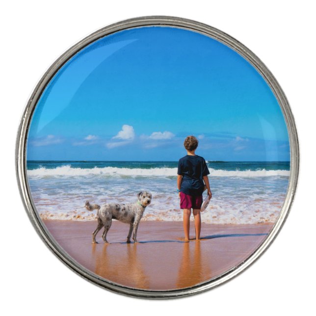 Custom Photo Golf Ball Marker Your Own Design (Front)