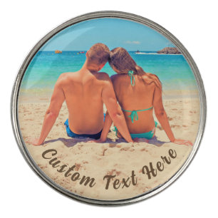 Custom Photo Golf Ball Marker Your Photos and Text