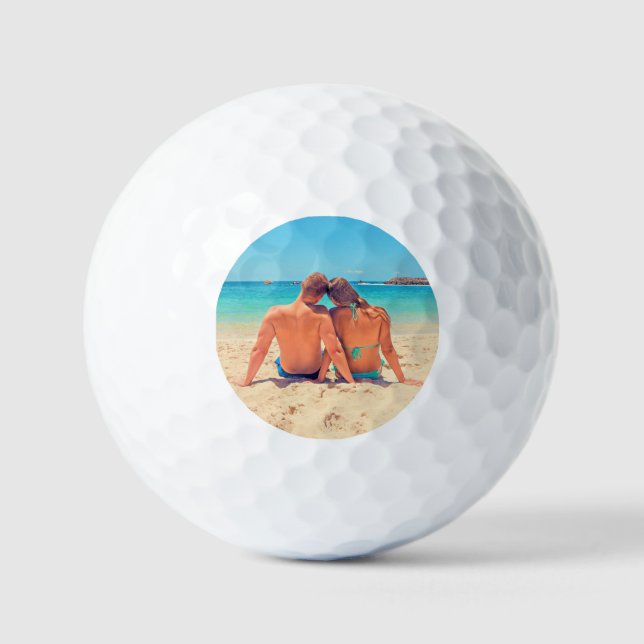 Custom Photo Golf Balls Gift with Your Photos (Front)