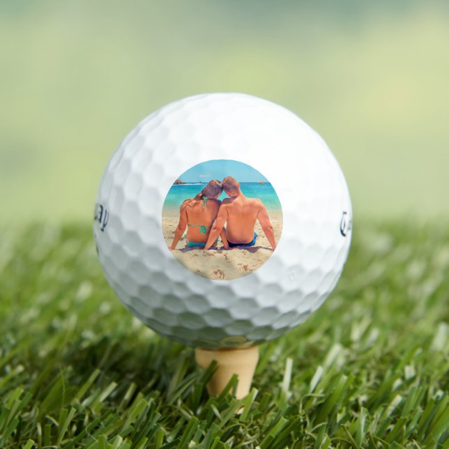 Custom Photo Golf Balls Gift Your Favorite Photos (Insitu Tee)
