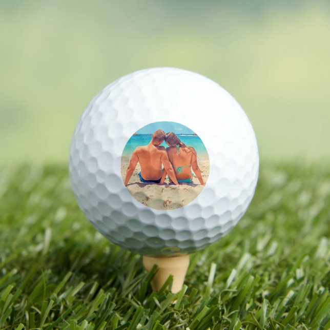 Custom Photo Golf Balls Your Favorite Photos Gift (Insitu Tee)
