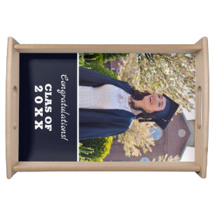 Custom Photo Graduate Serving Tray