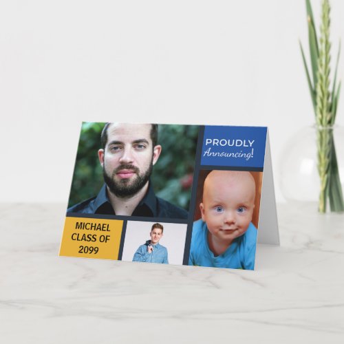 Custom Photo Graduation Announcement Invitation