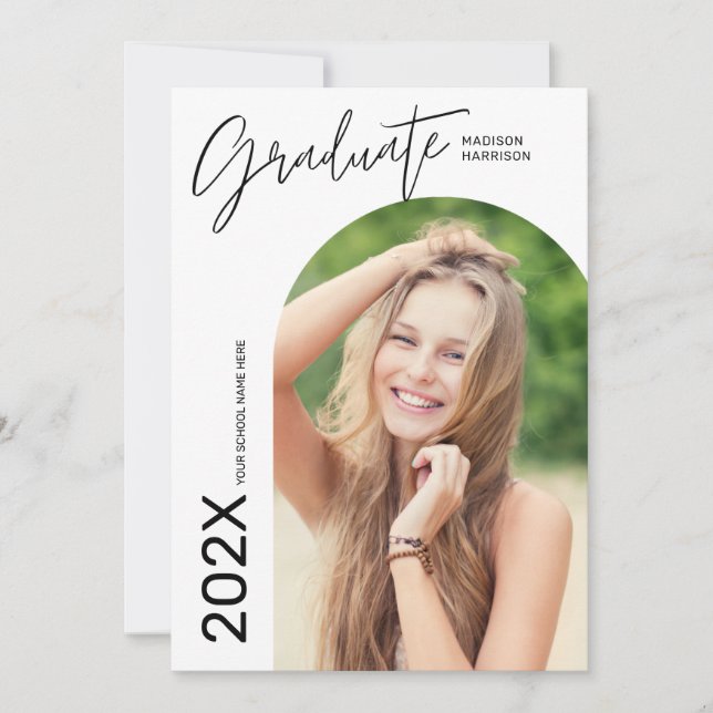 Custom Photo Graduation Announcements (Front)
