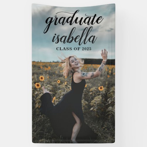 Custom Photo Graduation Banner Class Of 2023