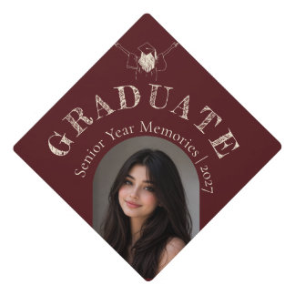 Custom Photo Graduation Cap Topper | Personalized 