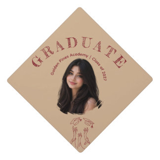 Custom Photo Graduation Cap Topper | Personalized 