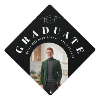 Custom Photo Graduation Cap Topper, Personalized C