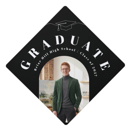 Custom Photo Graduation Cap Topper, Personalized C