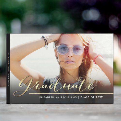 Custom Photo Graduation Guest Book