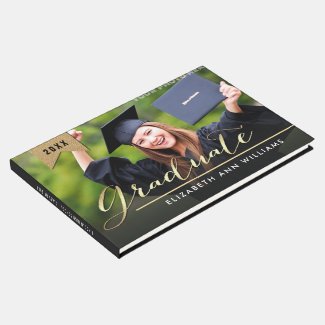 Custom Photo Graduation Guest Books