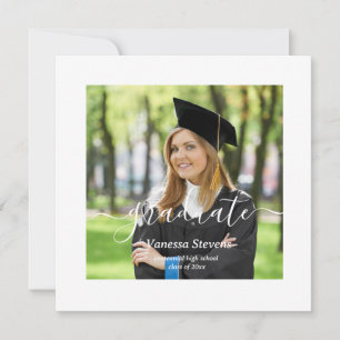 Custom Photo Graduation Invitation