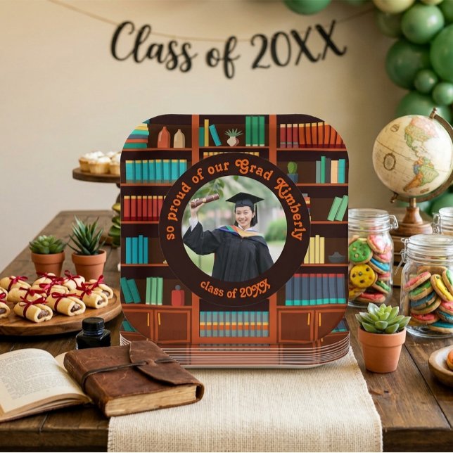 Custom Photo Graduation Paper Plate (Creator Uploaded)