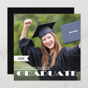 Custom Photo Graduation Party  Invitation
