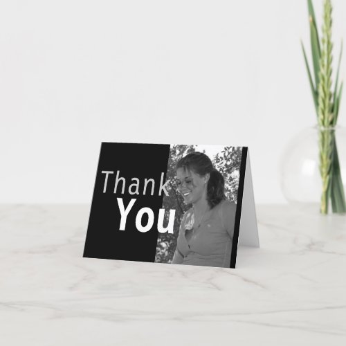 Custom Photo Graduation Thank You Card