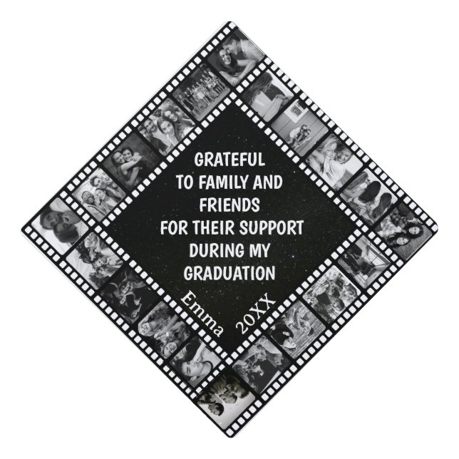 Custom photo Graduation topper (Front)