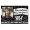 Custom Photo Graduation Yard Sign, Black