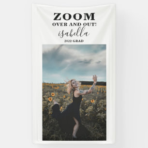 Custom Photo Graduation Zoom Over And Out Banner