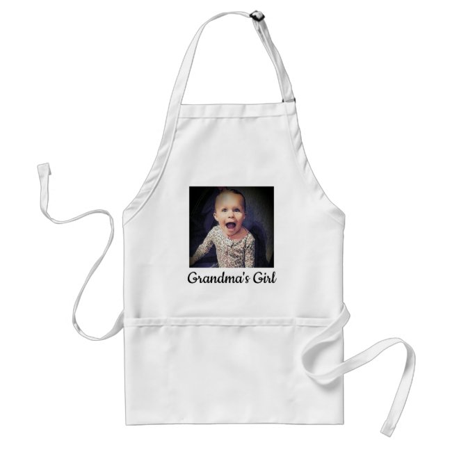 Custom Photo Grandma's Girl Cooking Apron