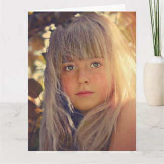 Custom photo greeting card