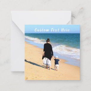 Custom Photo Greeting Card Personalized Text