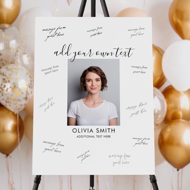 Custom Photo Guest Signature Foam Board (Creator Uploaded)