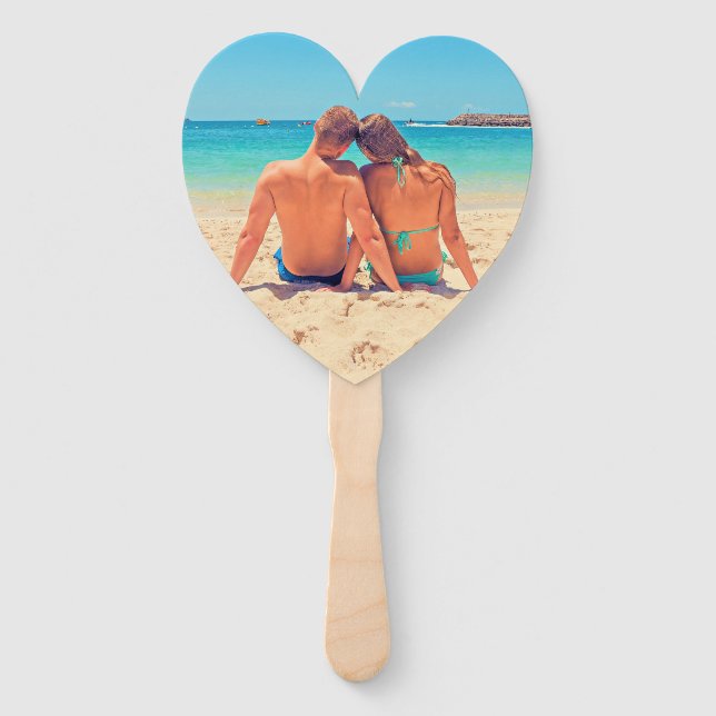 Custom Photo Hand Fan with Your Favorite Photos (Back)