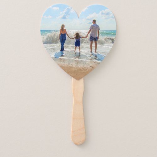 Custom Photo Hand Fan with Your Photos and Text