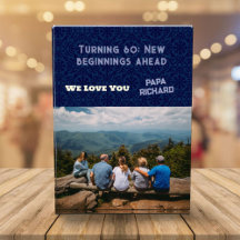 Custom Photo Happy 60th Birthday Gifts for Men