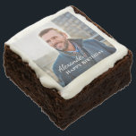 Custom Photo Happy Birthday Personalize   Brownie<br><div class="desc">Custom Photo Happy Birthday Personalize Brownie is great for your guest at a Birthday party or other occasions. Personalize it by replacing the photo and information or give a set as a gift.</div>