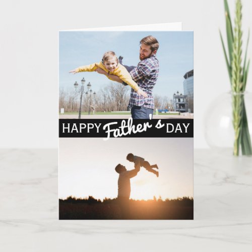Custom Photo _ Happy Fathers Day Card