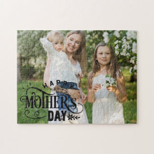 Custom Photo Happy Mother's Day Jigsaw Puzzle