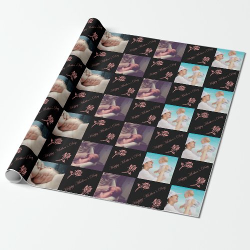 Custom Photo Happy Mothers Day Wrapping Paper