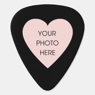 Custom Photo Heart (Front and Back) Guitar Pick