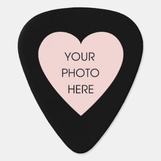 Custom Photo Heart (Front and Back) Guitar Pick