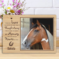 Custom Photo Horse Memorial