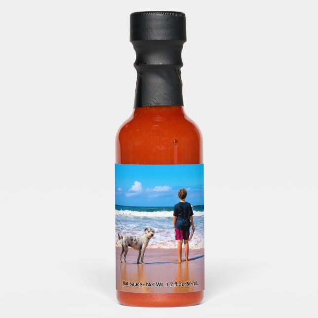 Custom Photo Hot Sauces Your Photos Design (Front)